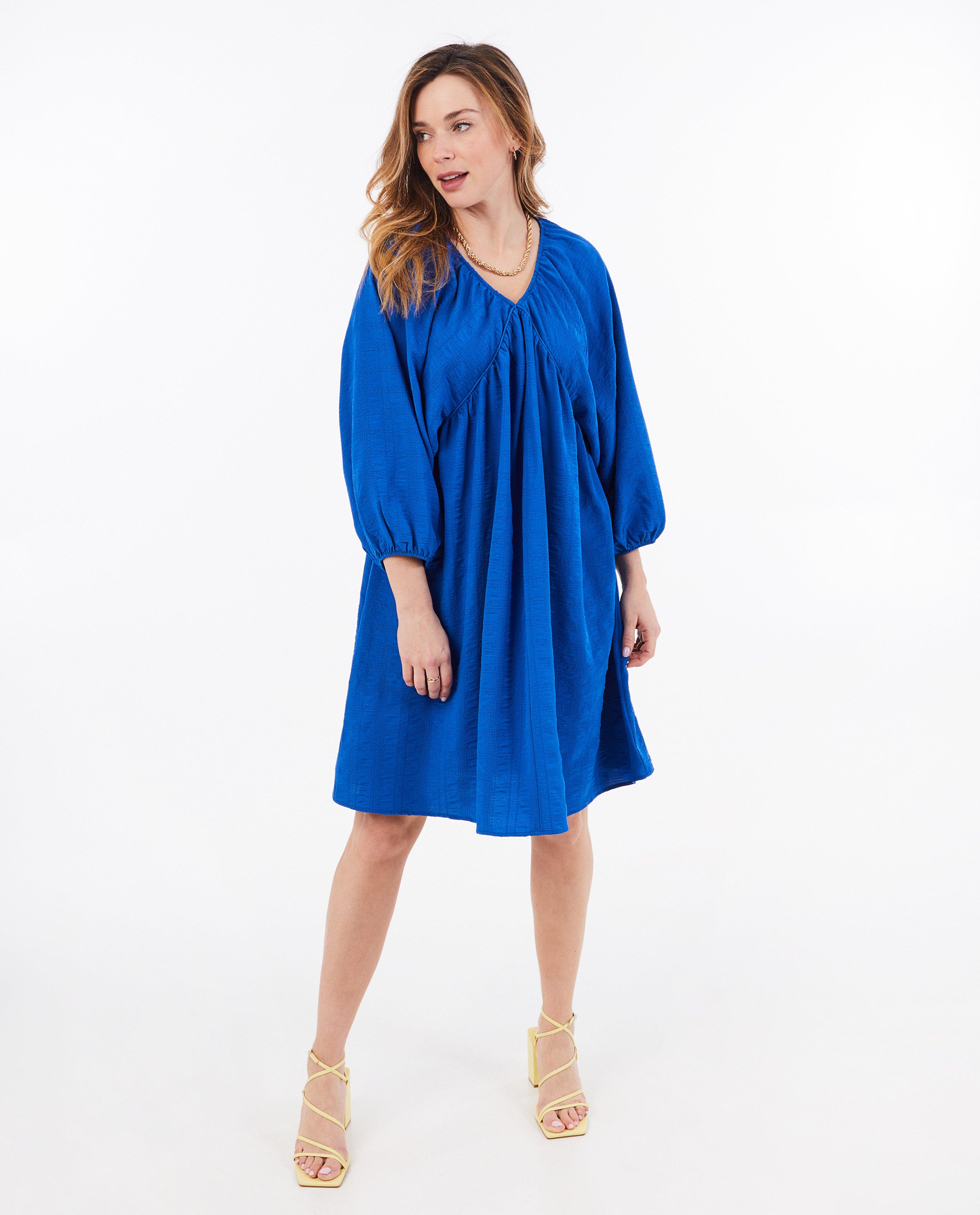 Rochie Sora cu albastru texturat