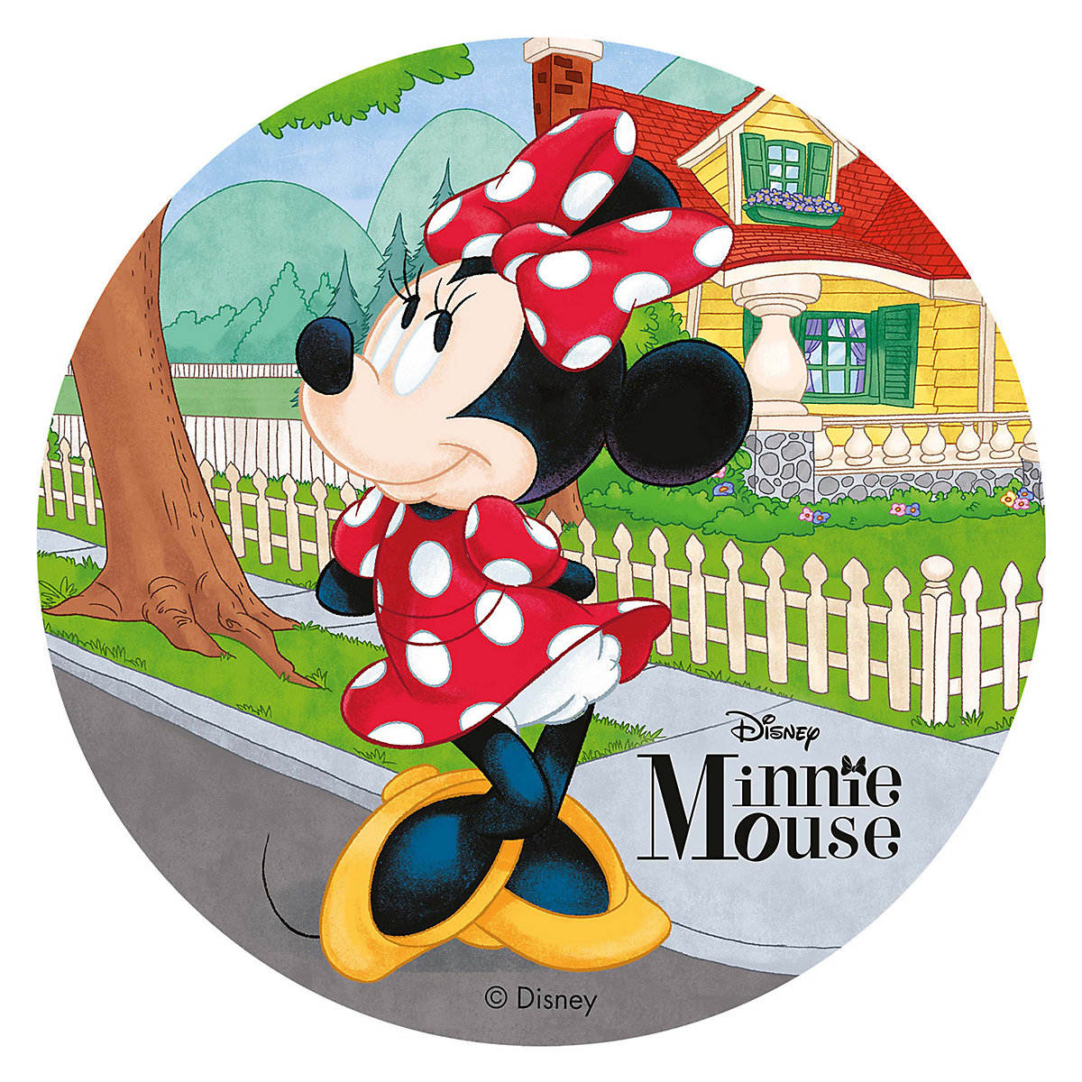 Essbare Tortenaufleger   Minnie Mouse 20cm