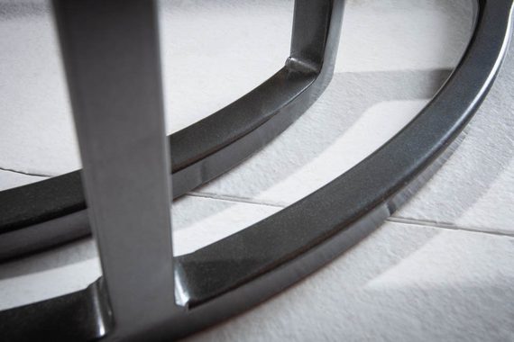 riess-ambiente Beistelltisch ELEMENTS 57cm grau (Set, 2-St), Massivholz · Metall-Gestell · Holztisch · Industrial
