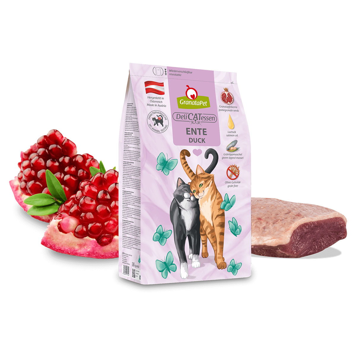 GranataPet DeliCatessen Trockenfutter Ente Adult