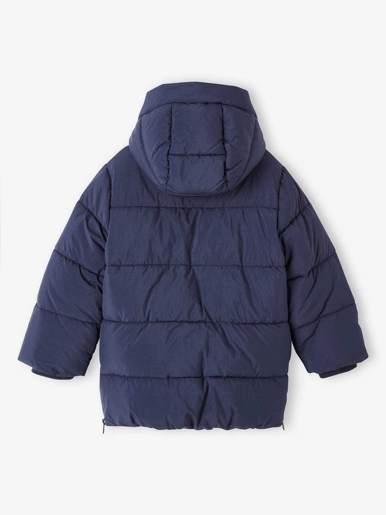 Vertbaudet Jungen Wintermantel mit Recycling-Polyester - eisblau