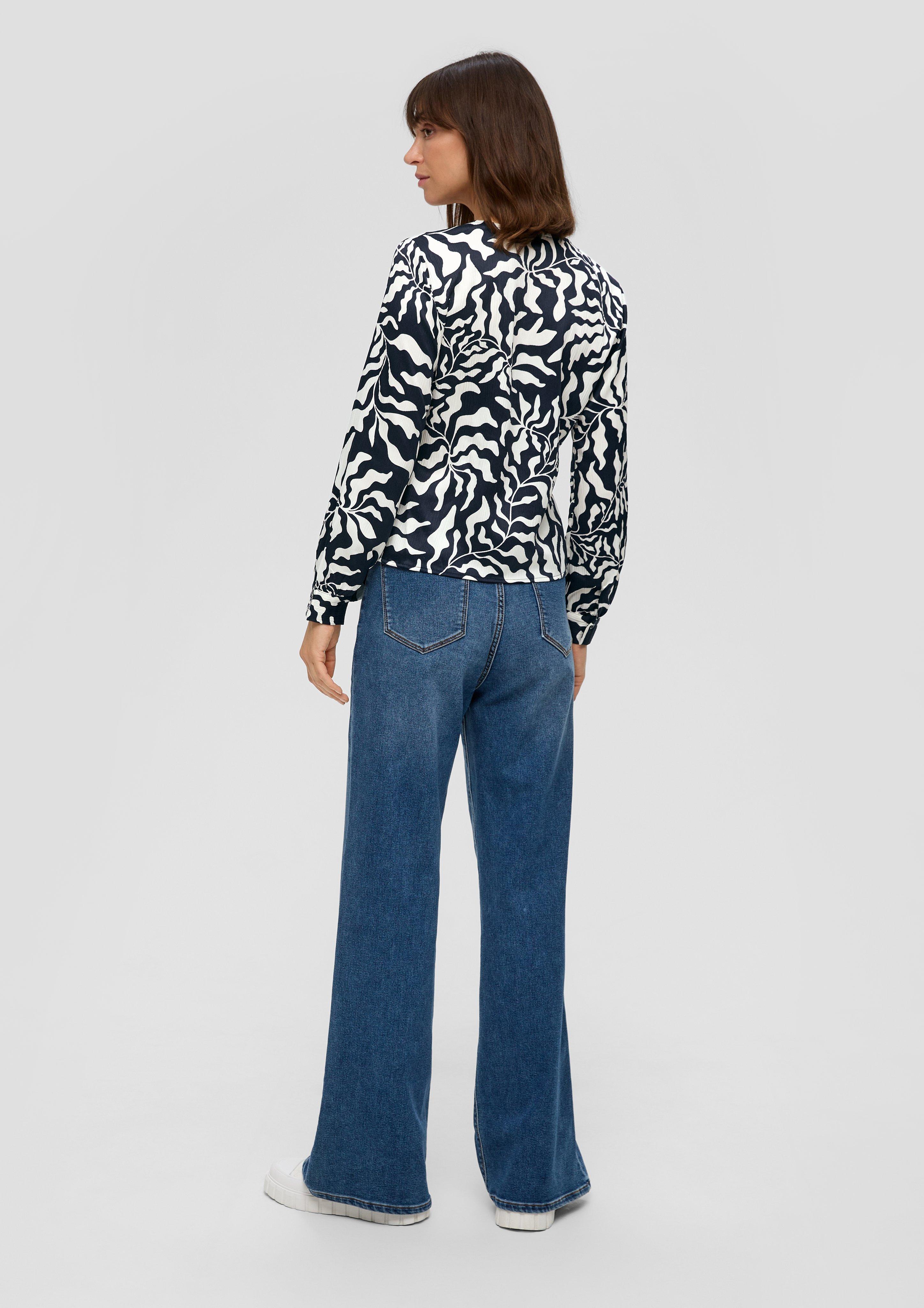 Wickelbluse aus Satin  2144520-59A1