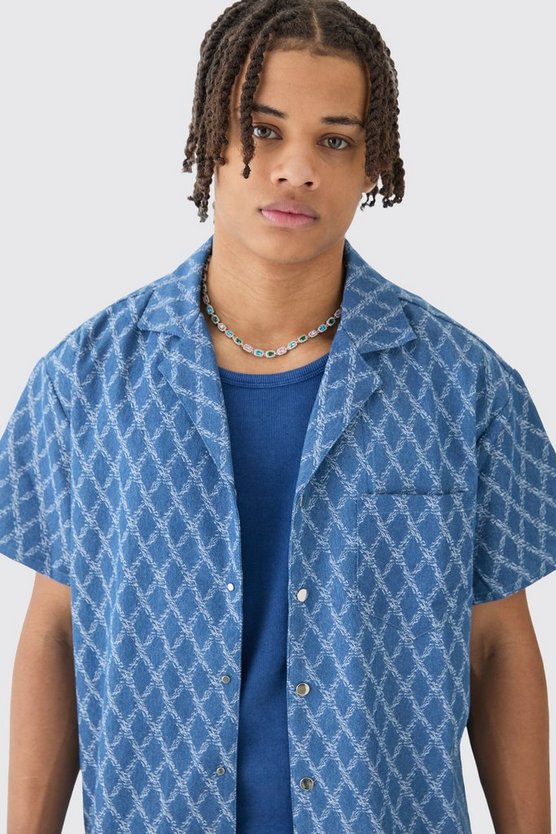 Kastiges Denim-Hemd