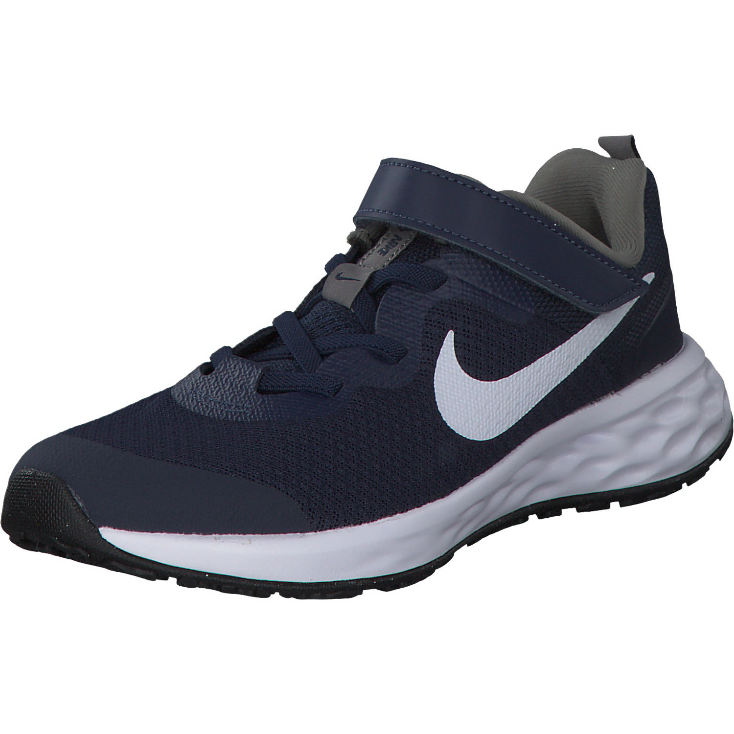 Nike Revolution 6 DD1095 M, Sneakers Low, Kinder, midnight navy/white-flat