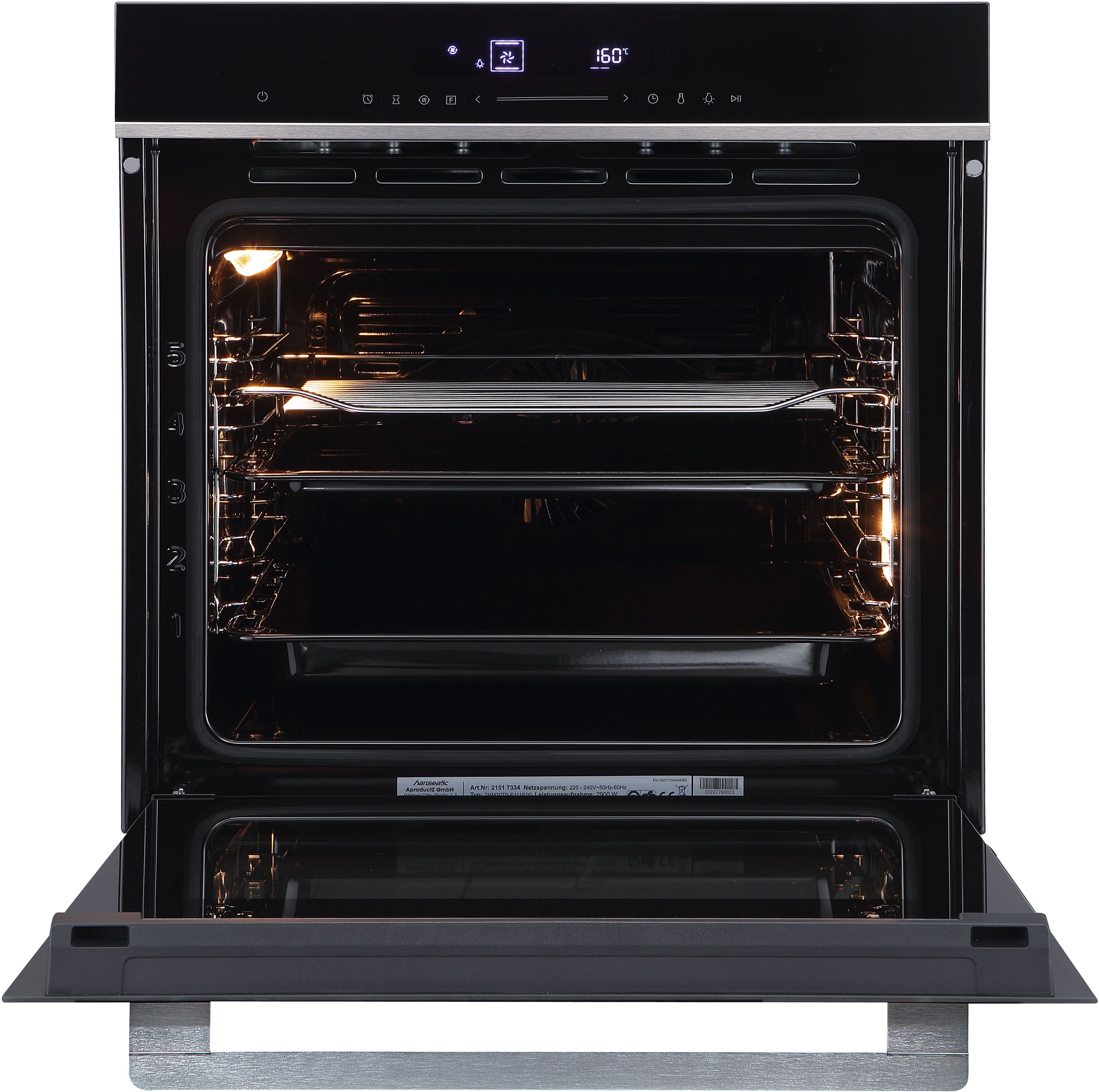 Hanseatic Einbaubackofen 7NM30T0-E111E00