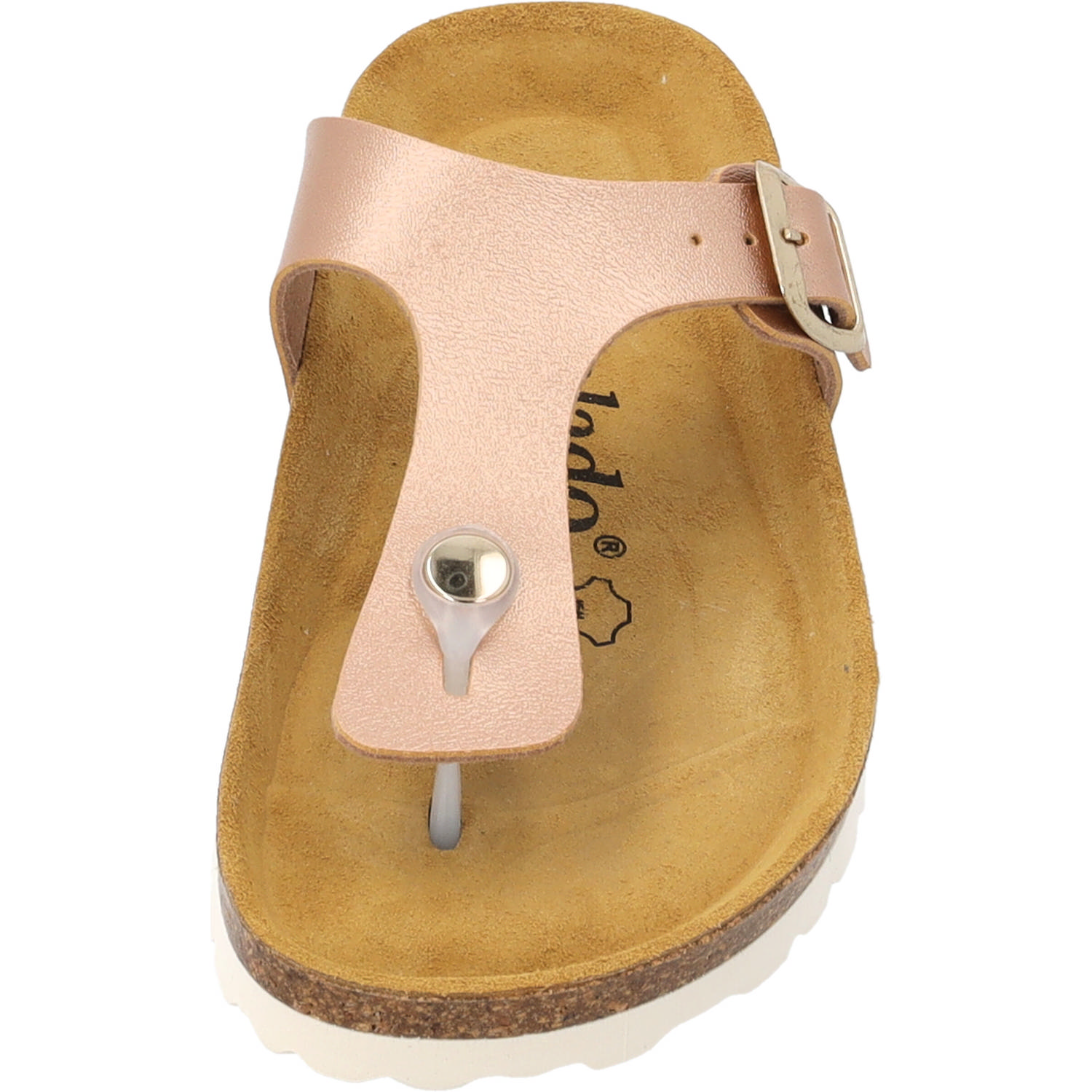 Palado Kos Metallic, Zehentrenner, Damen, Kupfer