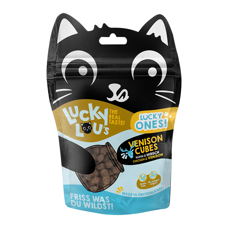 Lucky Lou Snacks Lucky Lou Lucky Ones Cubes 8x80g Hirsch & Huhn
