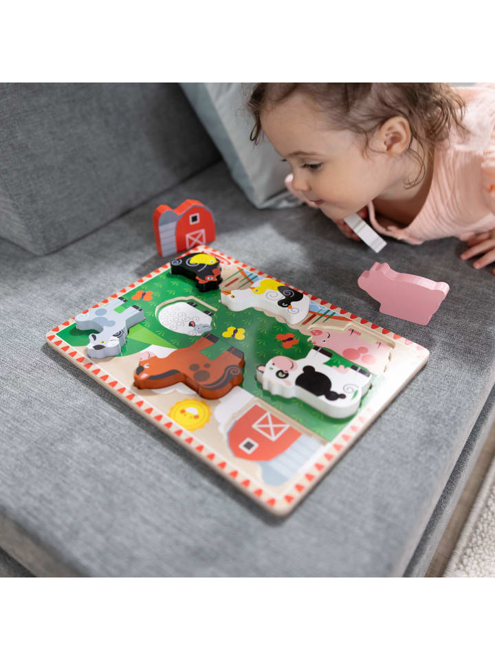 Melissa & Doug Farm Chunky Puzzle 8 tlg.- ab 3 Jahren günstig kaufen onesize