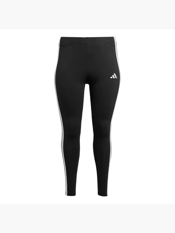 adidas Essentials 3-Streifen Cotton Leggings – Große Größen