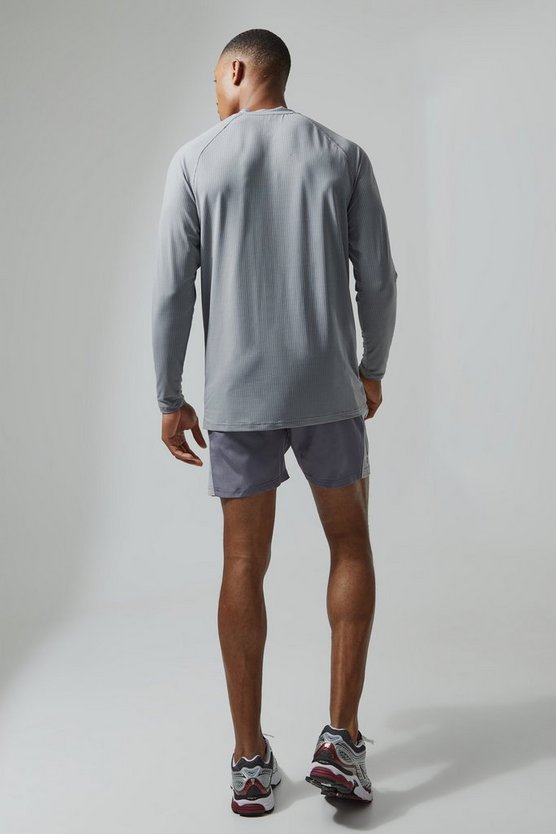Man Active Slim-Fit Mesh-Oberteil