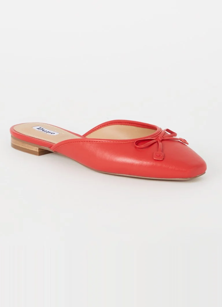 Balerini din piele Haylas de la Dune London