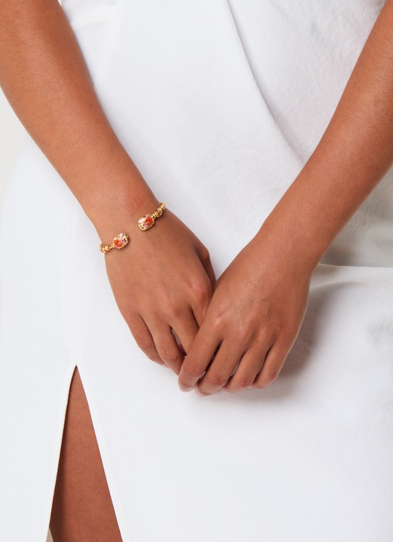 Gas Bijoux Duality bangle gold-plated