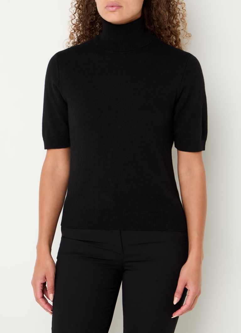 Benetton Fine-knit top in cashmere blend