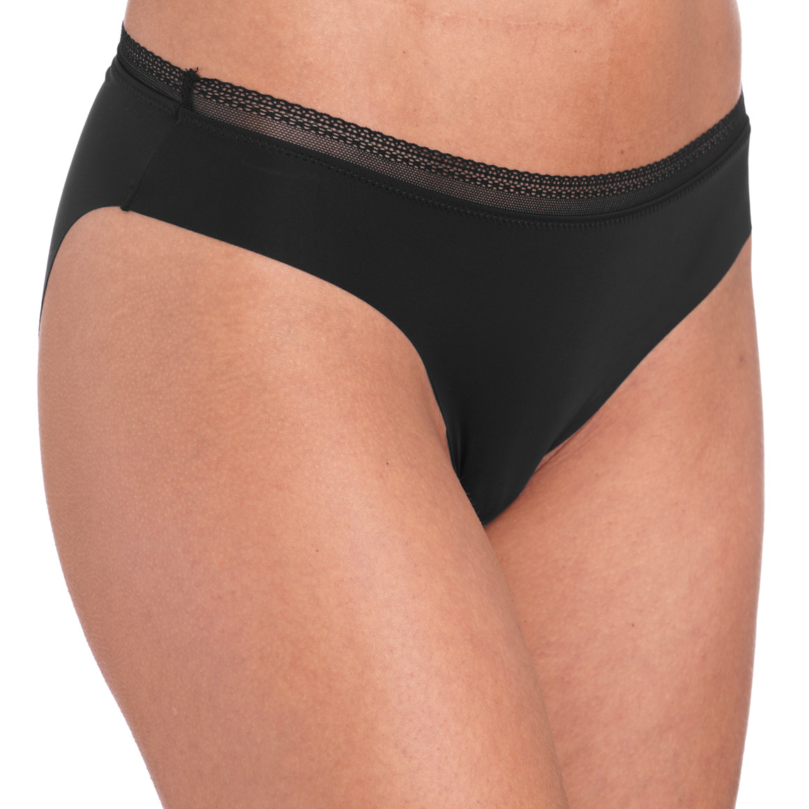 2 Damen Seamless-Slips mit Spitze