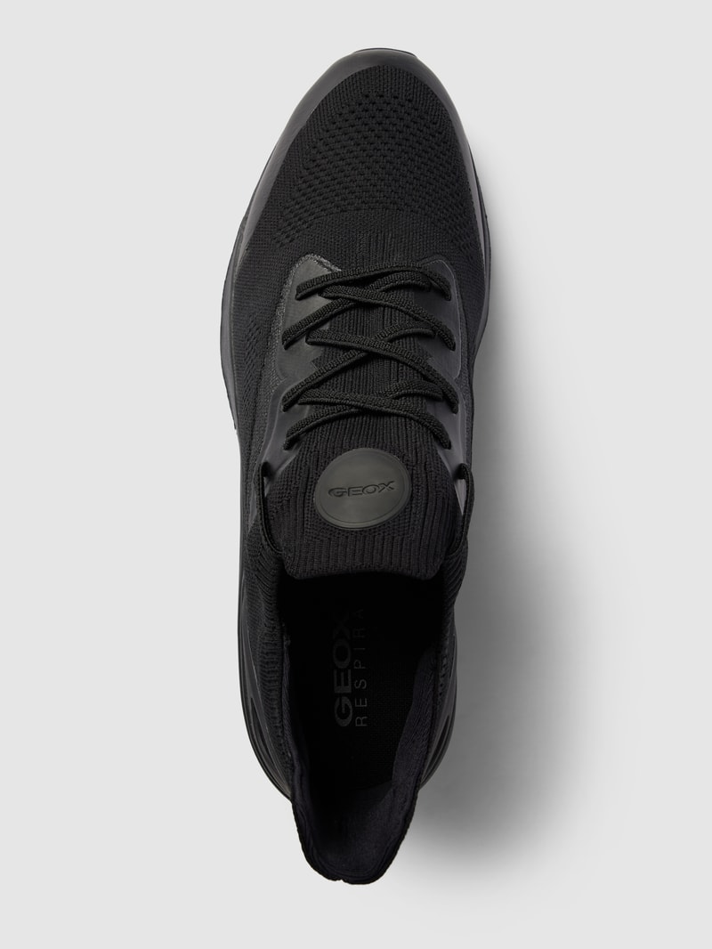 Sock-Sneaker mit Label-Detail Modell 'SPHERICA' in schwarz