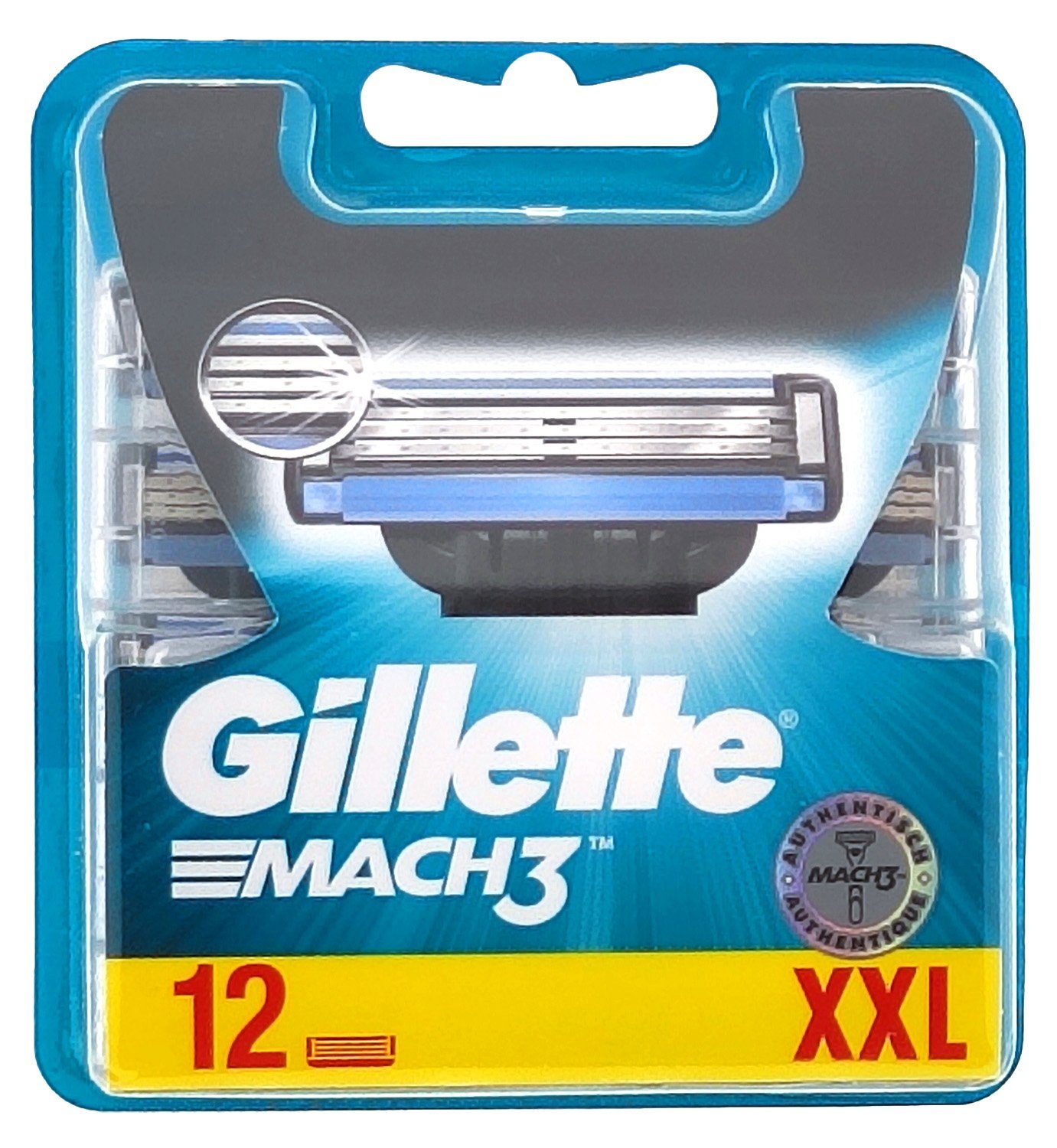 Gillette Fixierpflaster Gillette Mach3 12er Klingen Ersatzklingen Klingen Nachfüllklingen