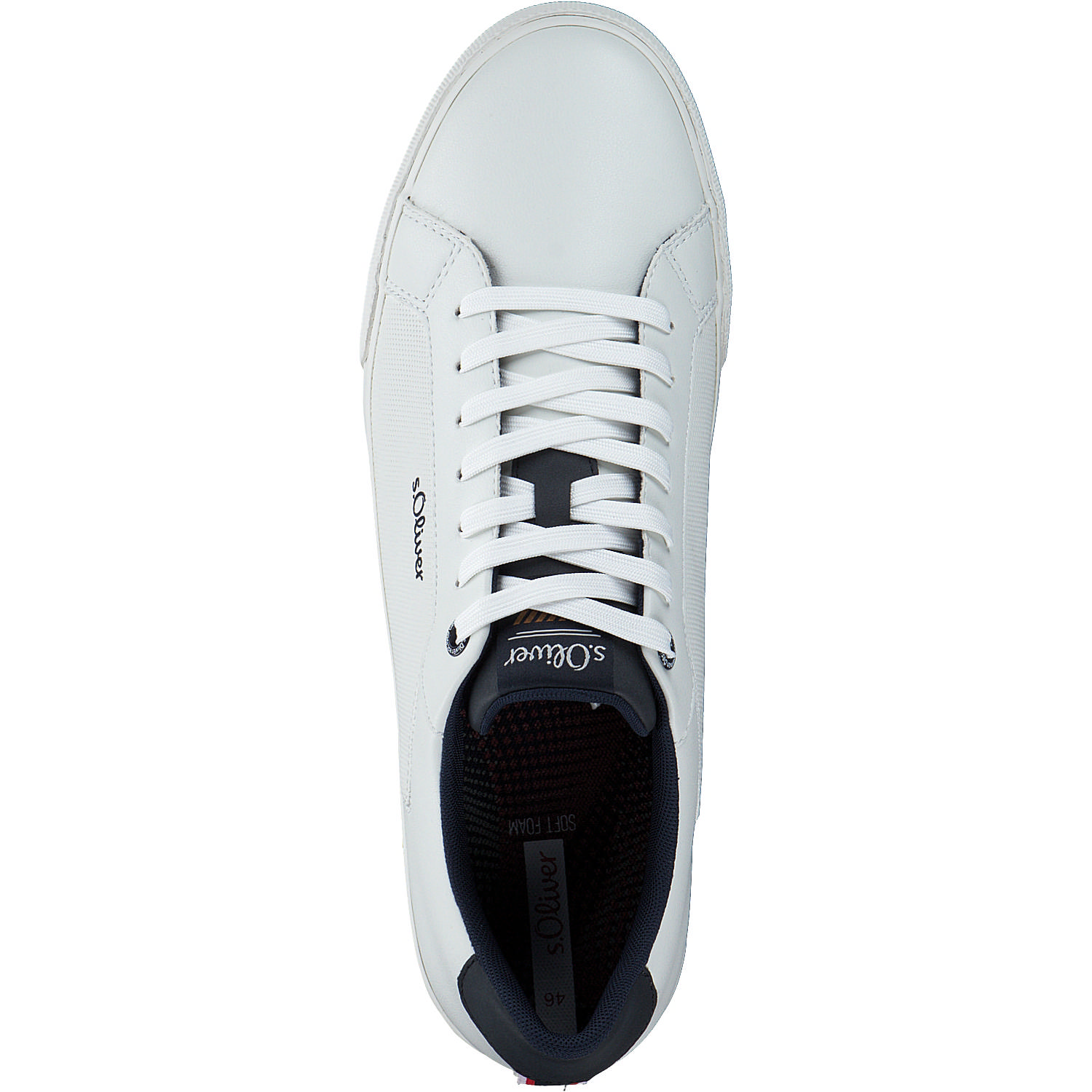 s. Oliver 13630, Sneakers Low, Herren, Weiß