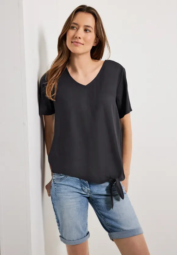 CECIL Bluse mit Knotendetail