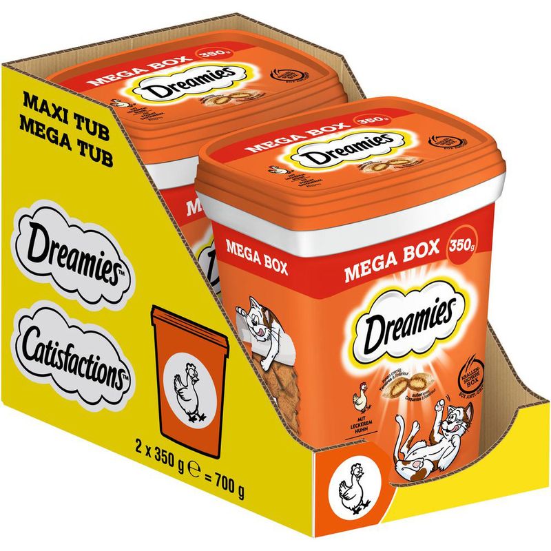 Dreamies Katzensnacks Mega Box zu TOP-Preisen