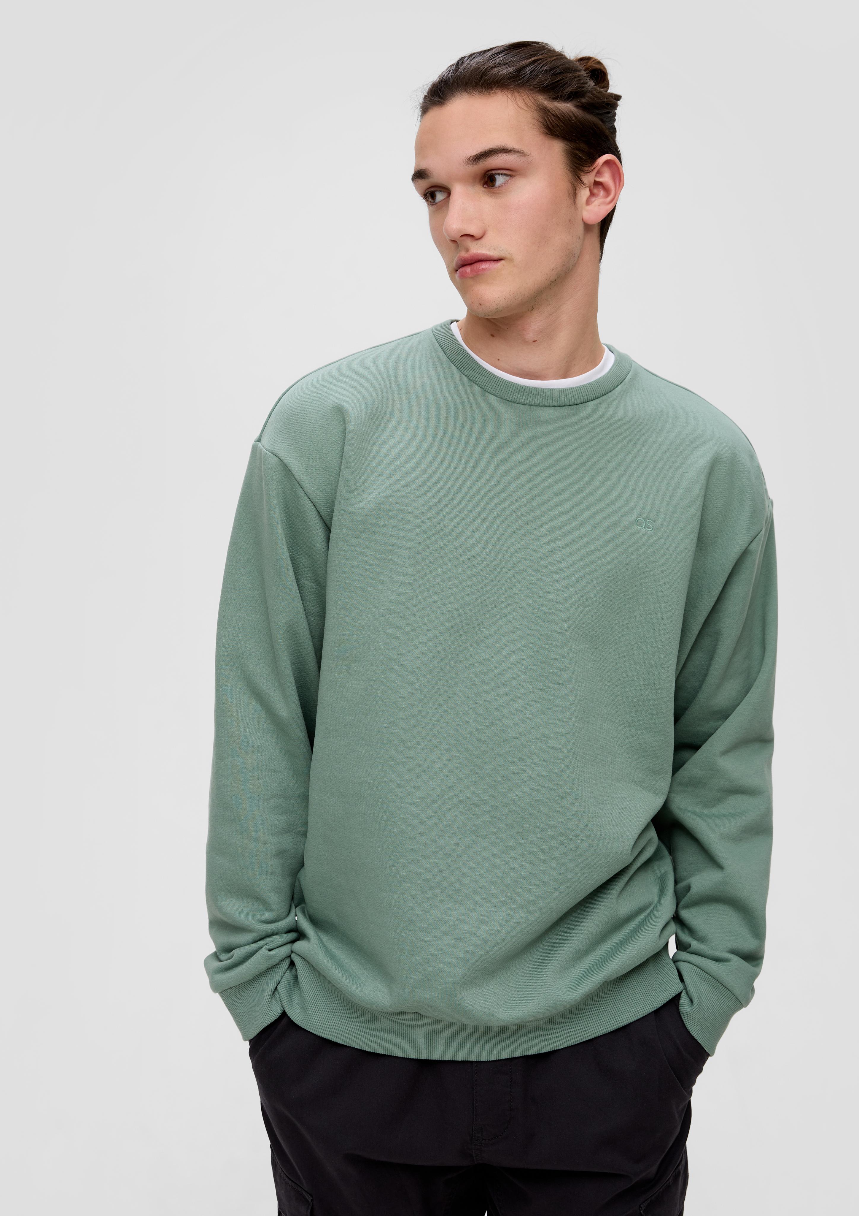 Klassisches Sweatshirt mit Logo-Stickerei  2141652-72L0
