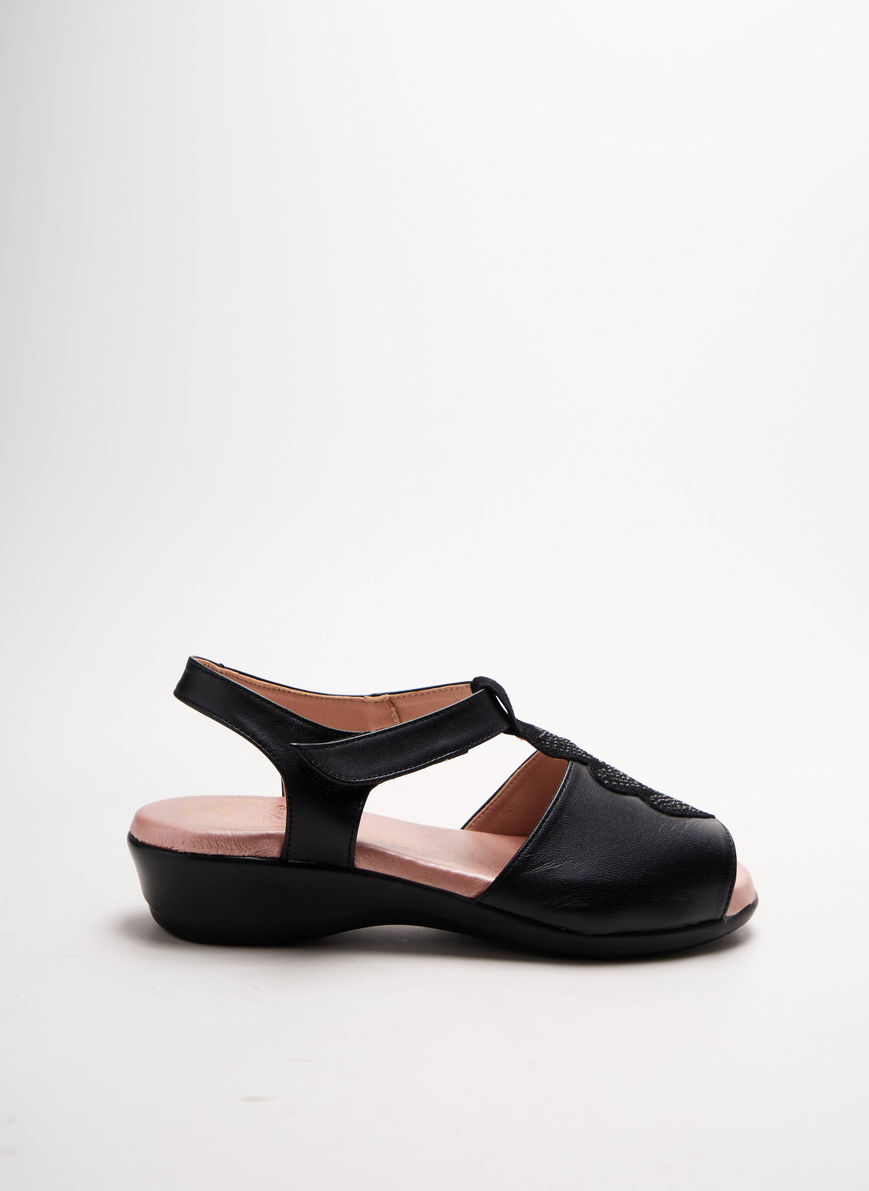 Amelie By Mess Sandales Nu Pieds Femme couleur noir
