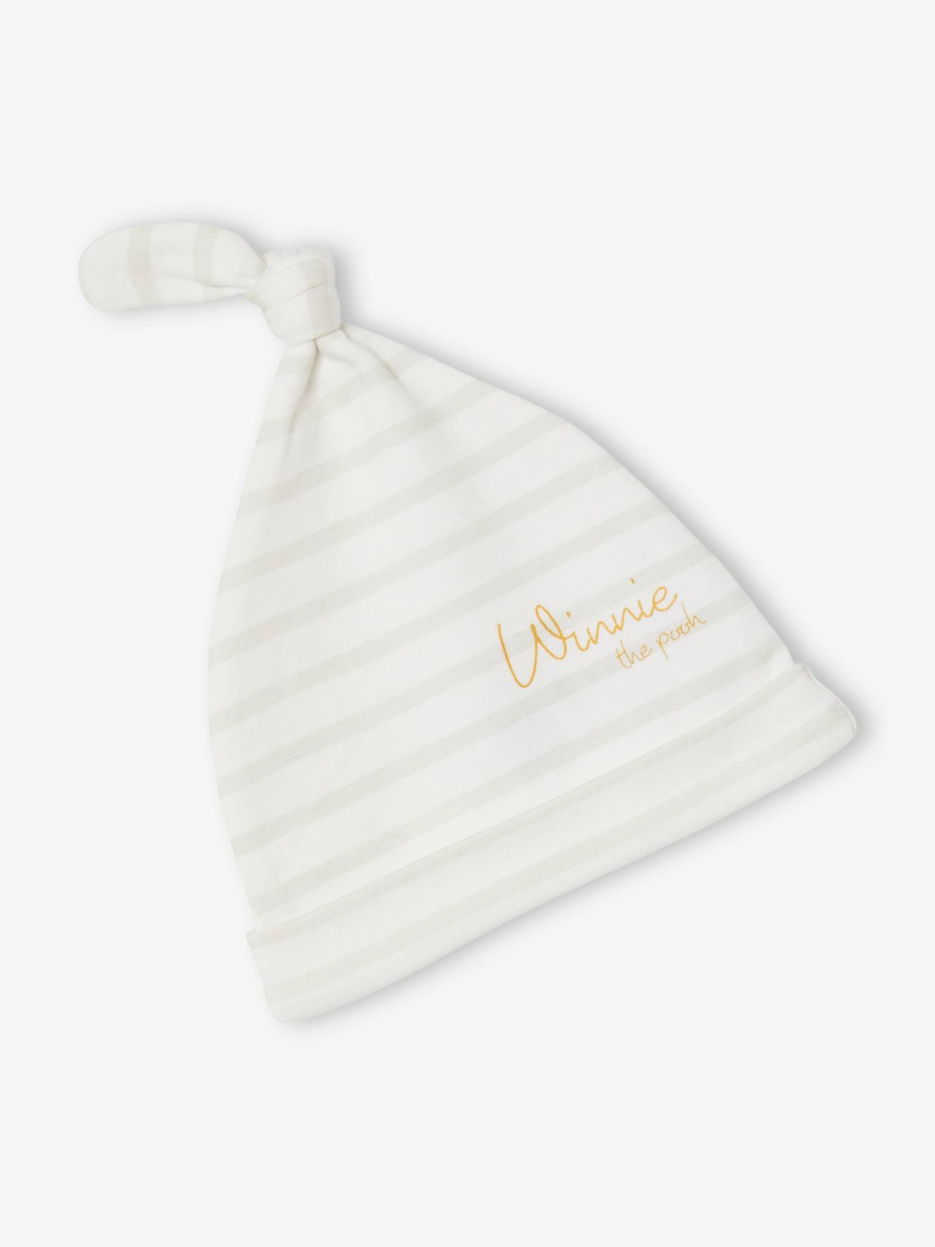 Ensemble bébé garçon dors-bien + body + bonnet DS® Winnie l'Ourson ecru