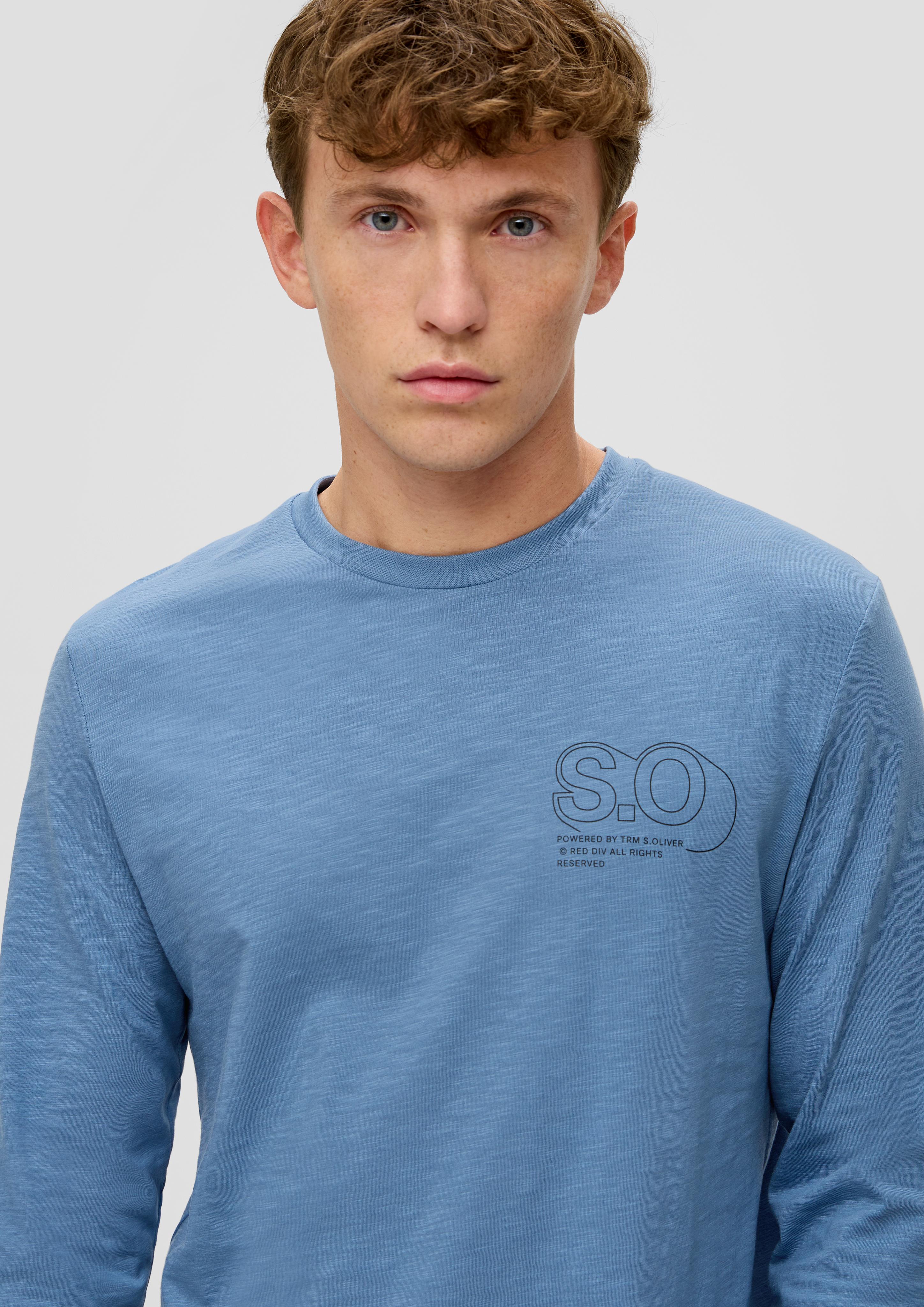 Langarmshirt mit Logo-Print  2145804-54D1