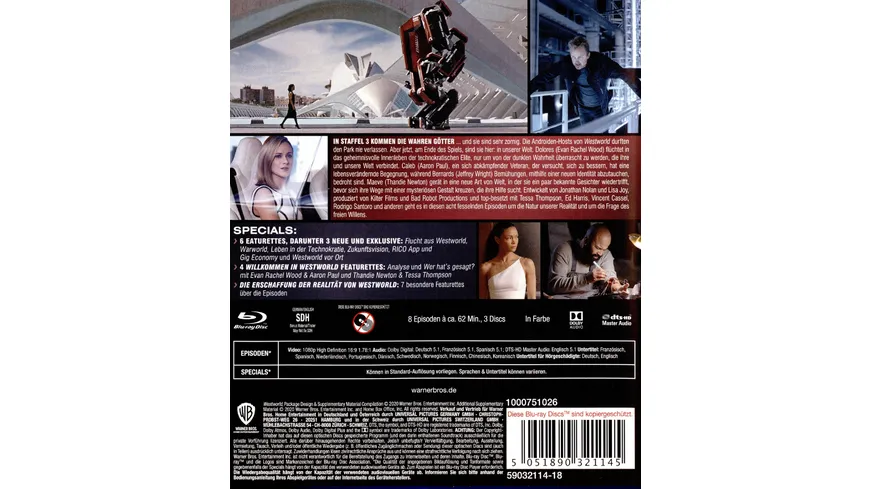 Westworld - Staffel 3  [3 BRs]