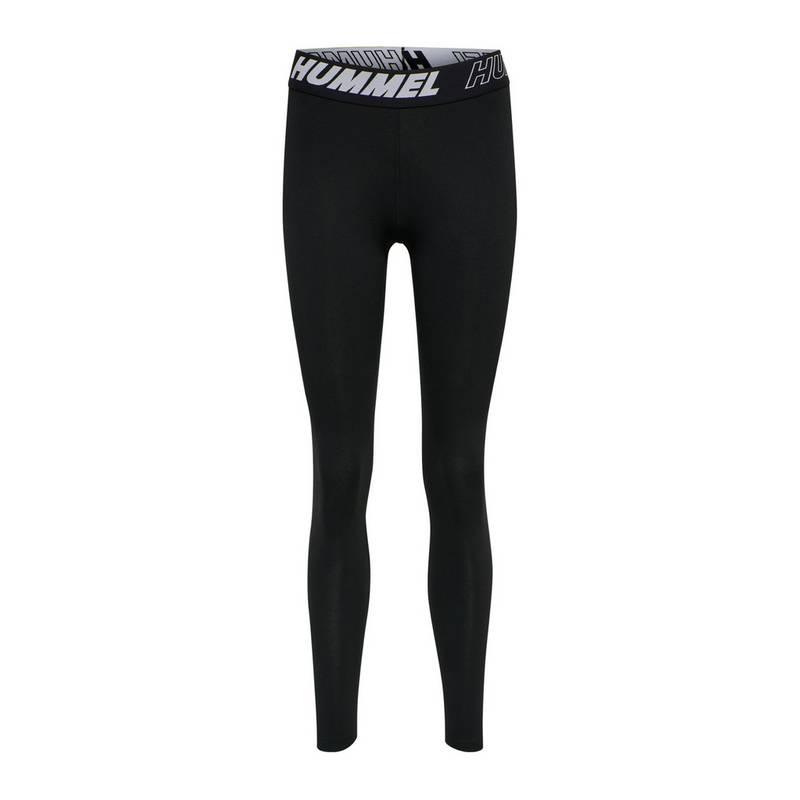 hummel hmlTE Maja Mid Waist Leggings Damen Trainingshose Damen