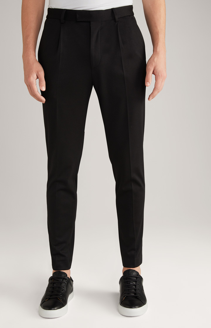 Jersey-Baukasten-Hose Bird in Schwarz