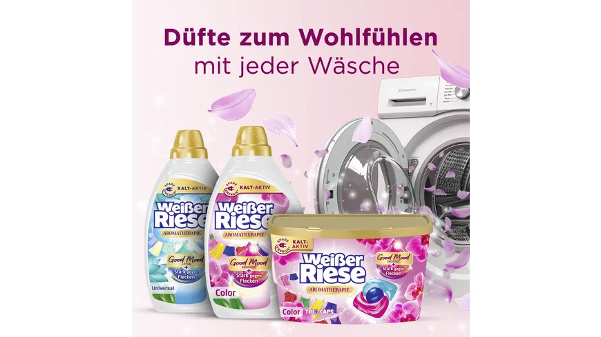 Weißer Riese Colorwaschmittel Color Trio-Caps Floral Sensation Orchidee 216 g
