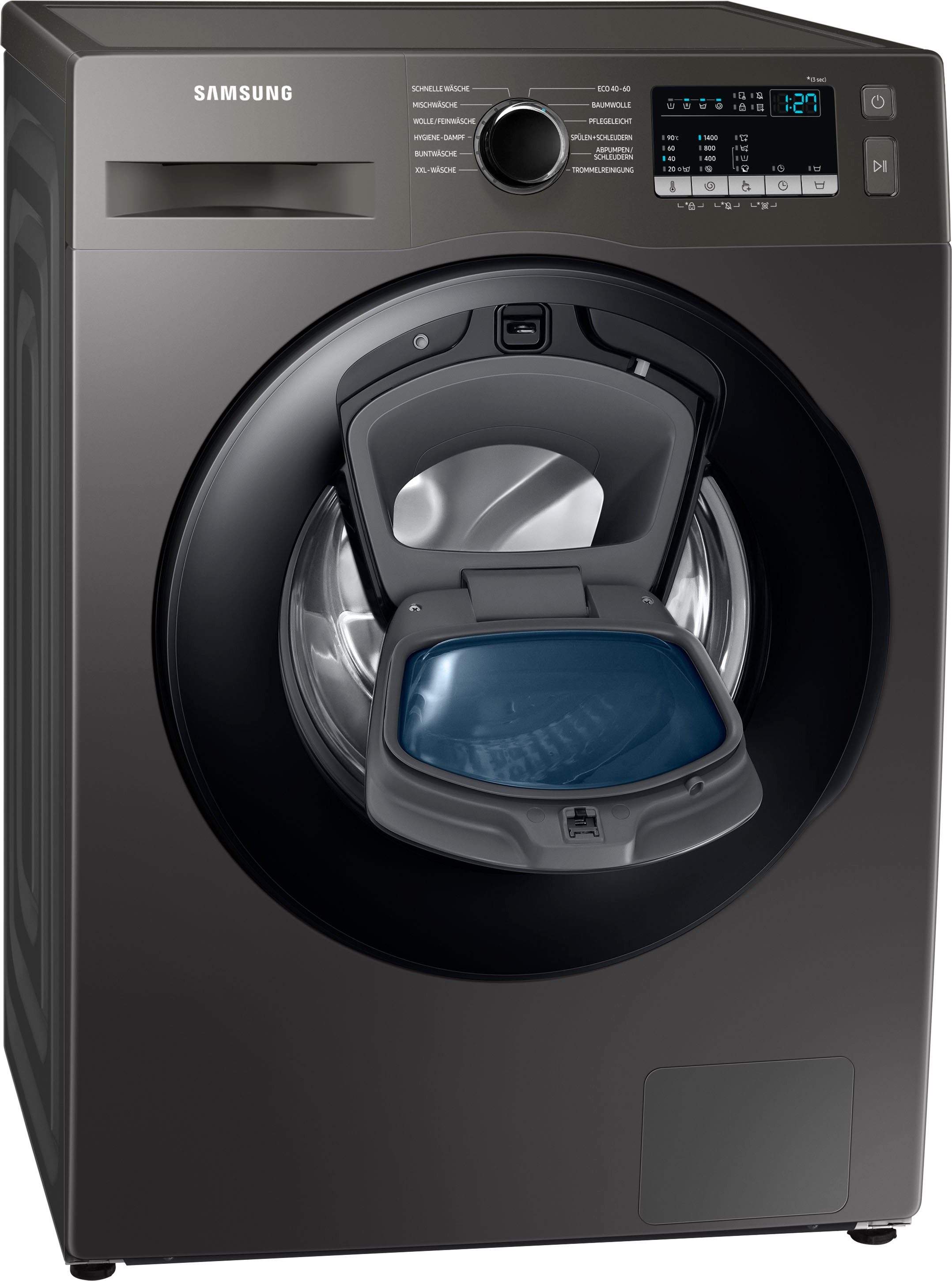 Samsung Waschmaschine WW4500T INOX WW7ET4543AX, 7 kg, 1400 U/min, AddWash™