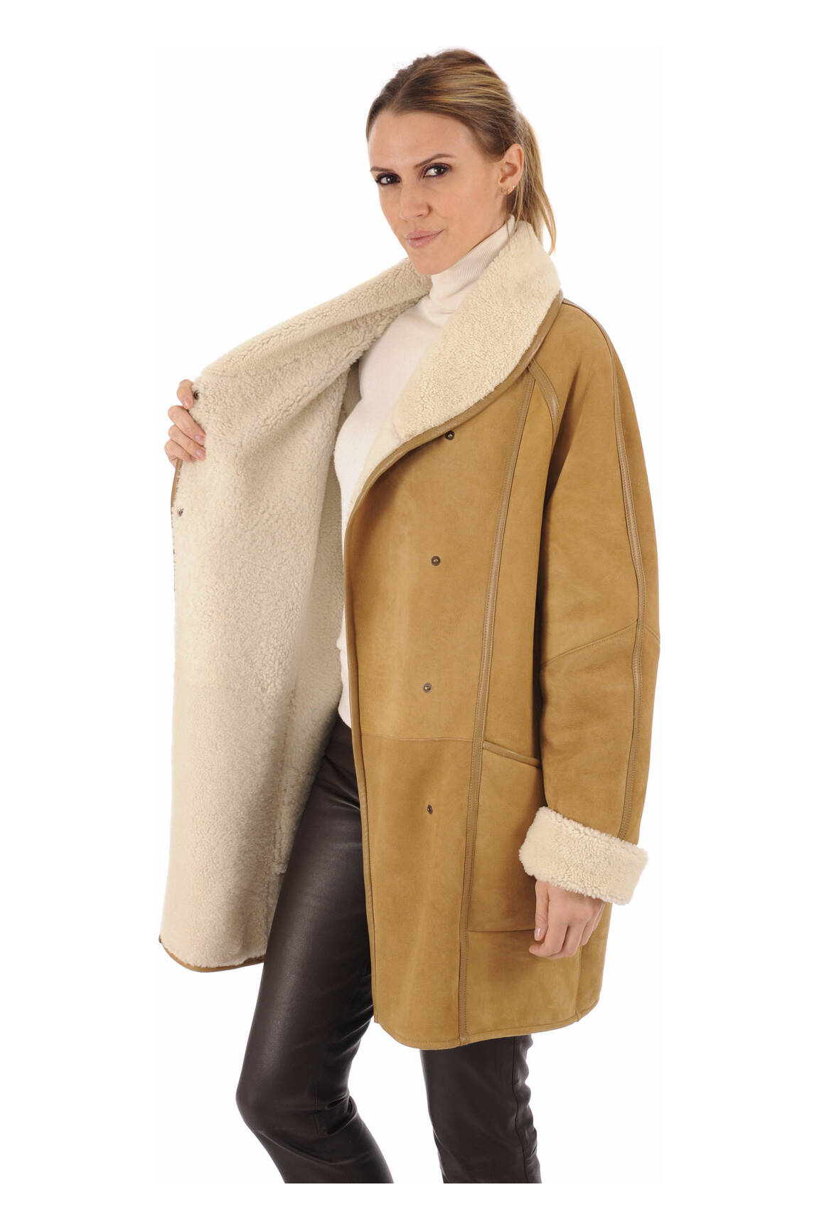 La Canadienne Manteaux Longs Femme couleur marron
