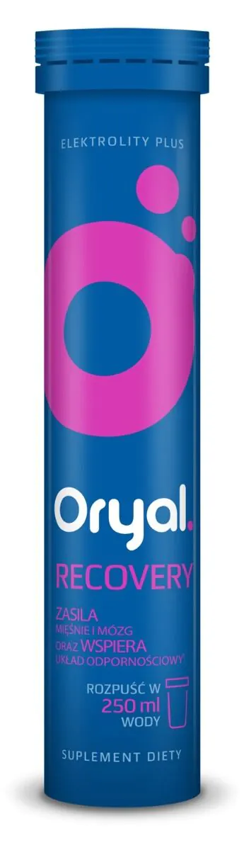 Oryal Recovery, Συμπλήρωμα διατροφής που περιέχει ηλεκτρολύτες, Αναβράζοντα δισκία