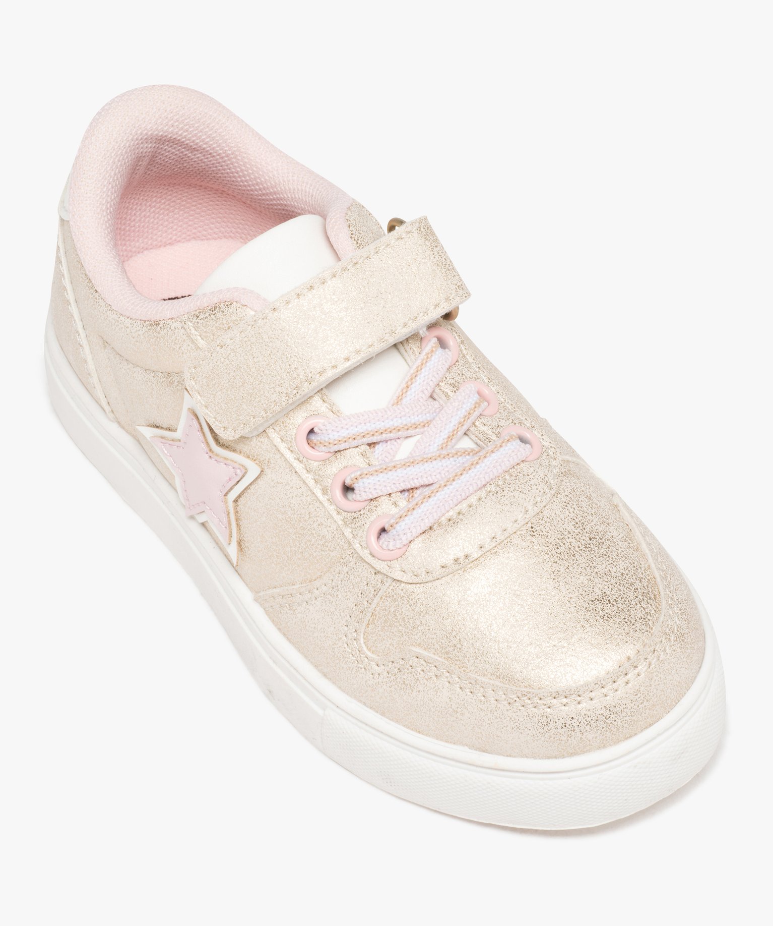 Baskets fille irisées avec détail en étoile or | GEMO