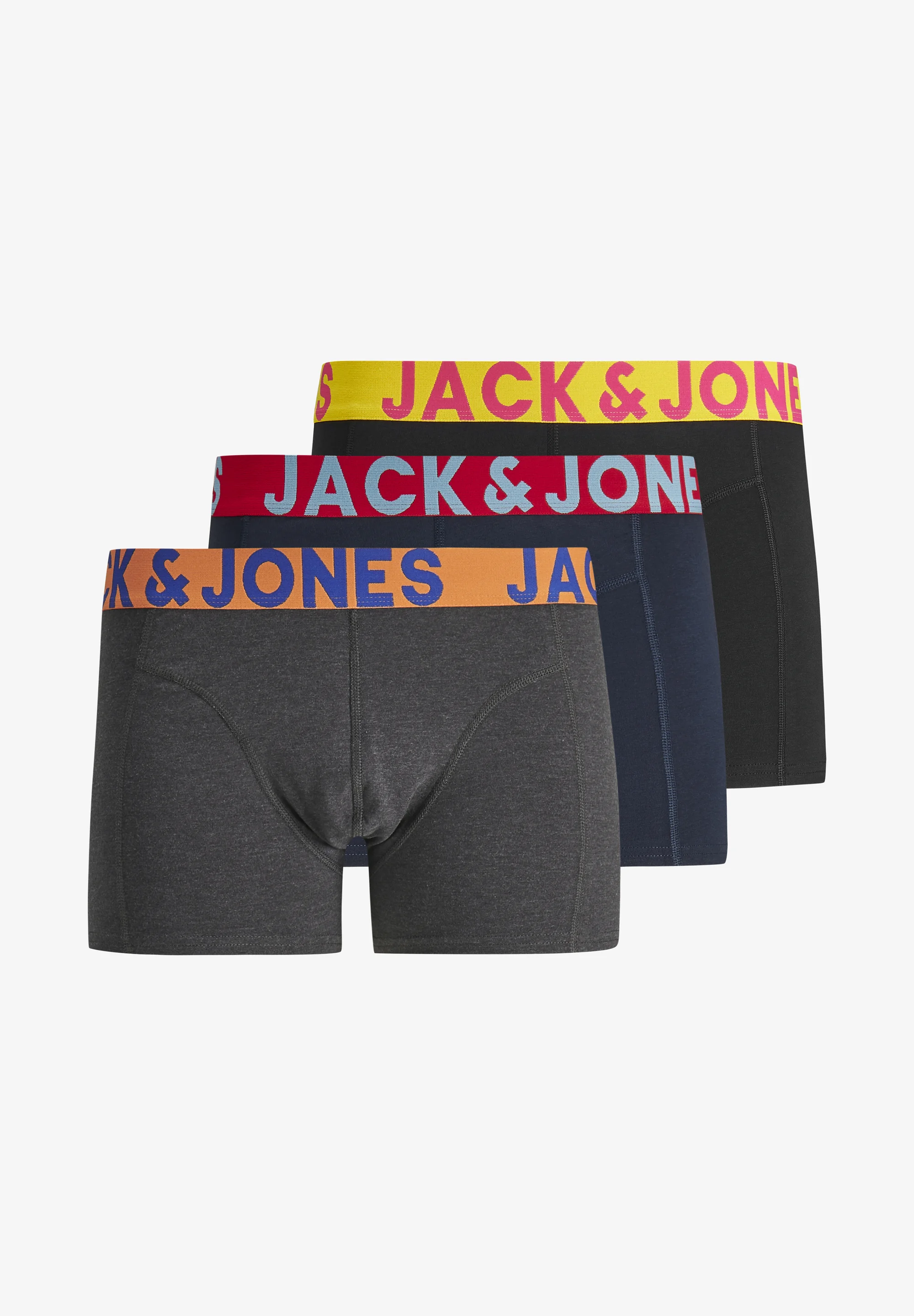 Jack & Jones Junior JACCRAZY SOLID TRUNKS PACK DE 3 - Culottes