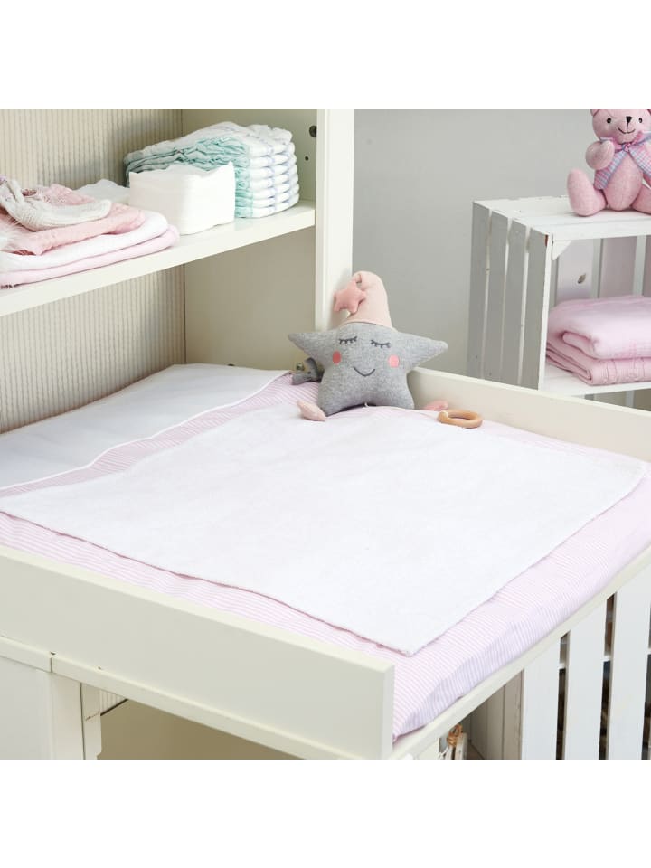 nordic coast company  Wickelauflage in Rosa  (L) 70 cm, (B) 80 cm  günstig kaufen onesize