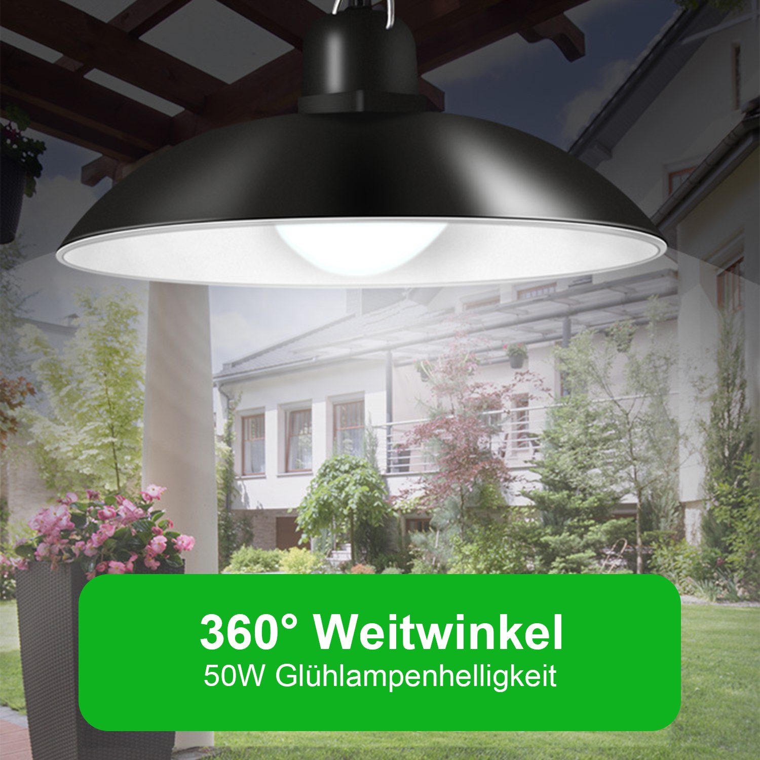 Kpaloft LED Solarleuchte, Solarlampen Außen IP65 Wasserdicht mit Fernbedienung