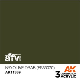N°9 Olive Drab (FS33070) (17 ml)