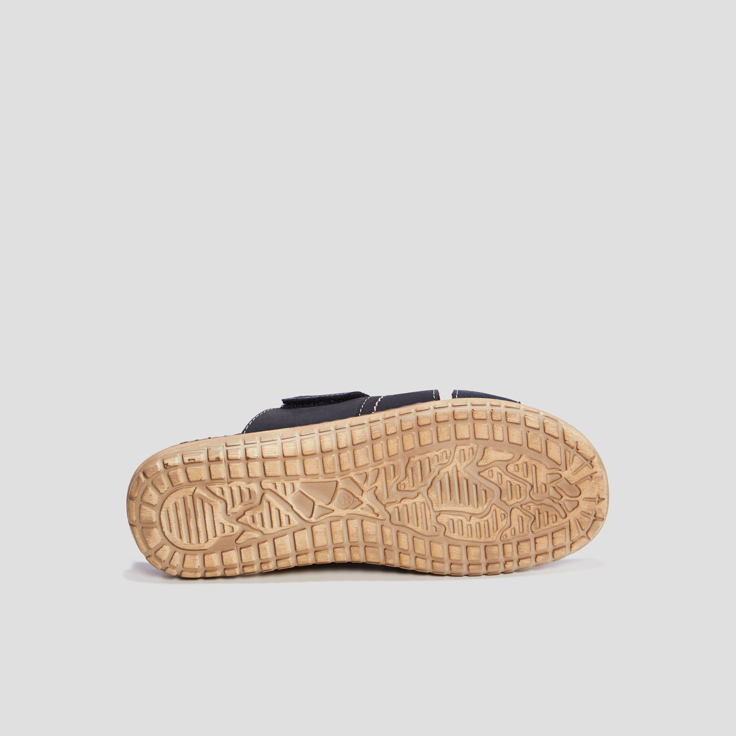Mules en cuir Walking bleu marine homme | La Halle