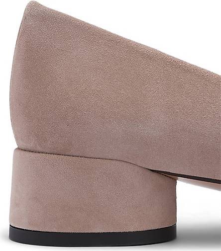 Lottusse Taupe Lamm Wildleder Ballerinas