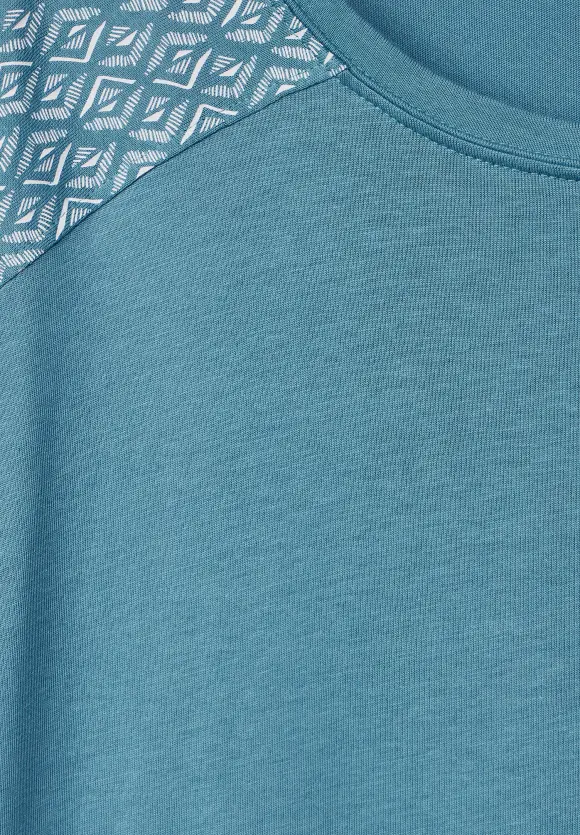 CECIL Shirt mit Schulterprint
