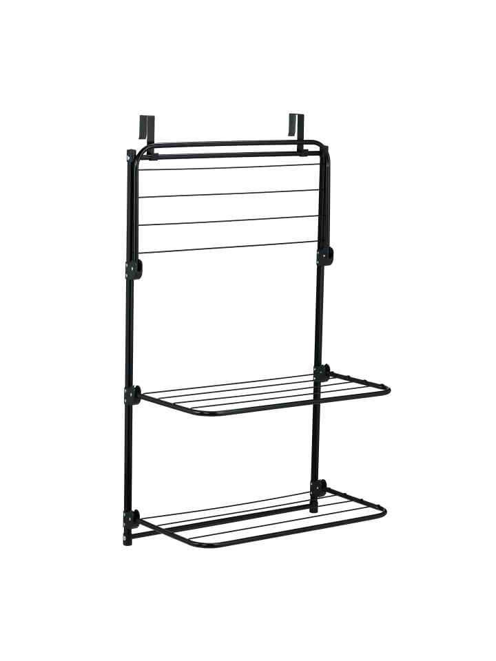 relaxdays Wäscheständer in Schwarz - (B)58 x (H)95 x (T)31 cm günstig kaufen onesize