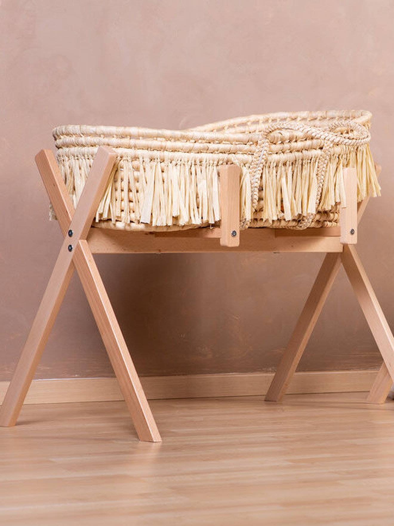 Tipi support transformable CHILDHOME pour couffin Moise hêtre naturel