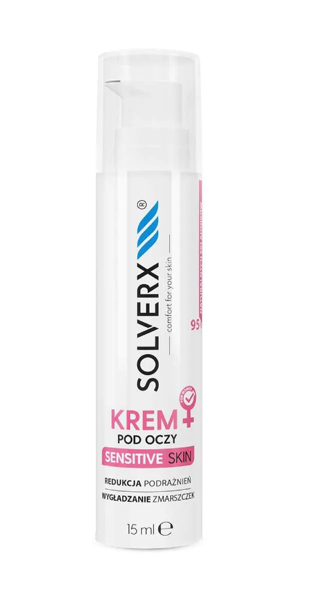 Solverx krema za osjetljivu kožu - područje oko očiju 15ml
