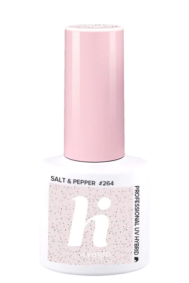 Olá, Hybrid! Esmalte Híbrido 264 Sal e Pimenta