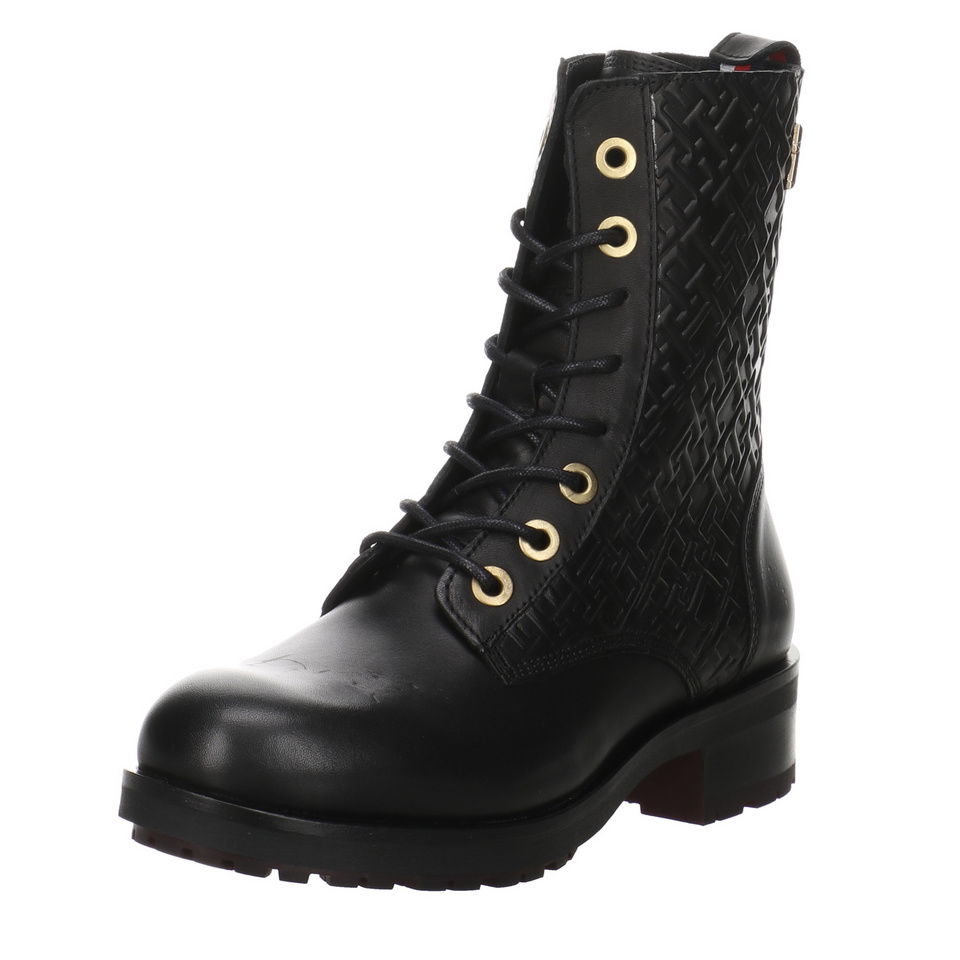 Tommy Hilfiger TH Monogram Biker-Stiefel