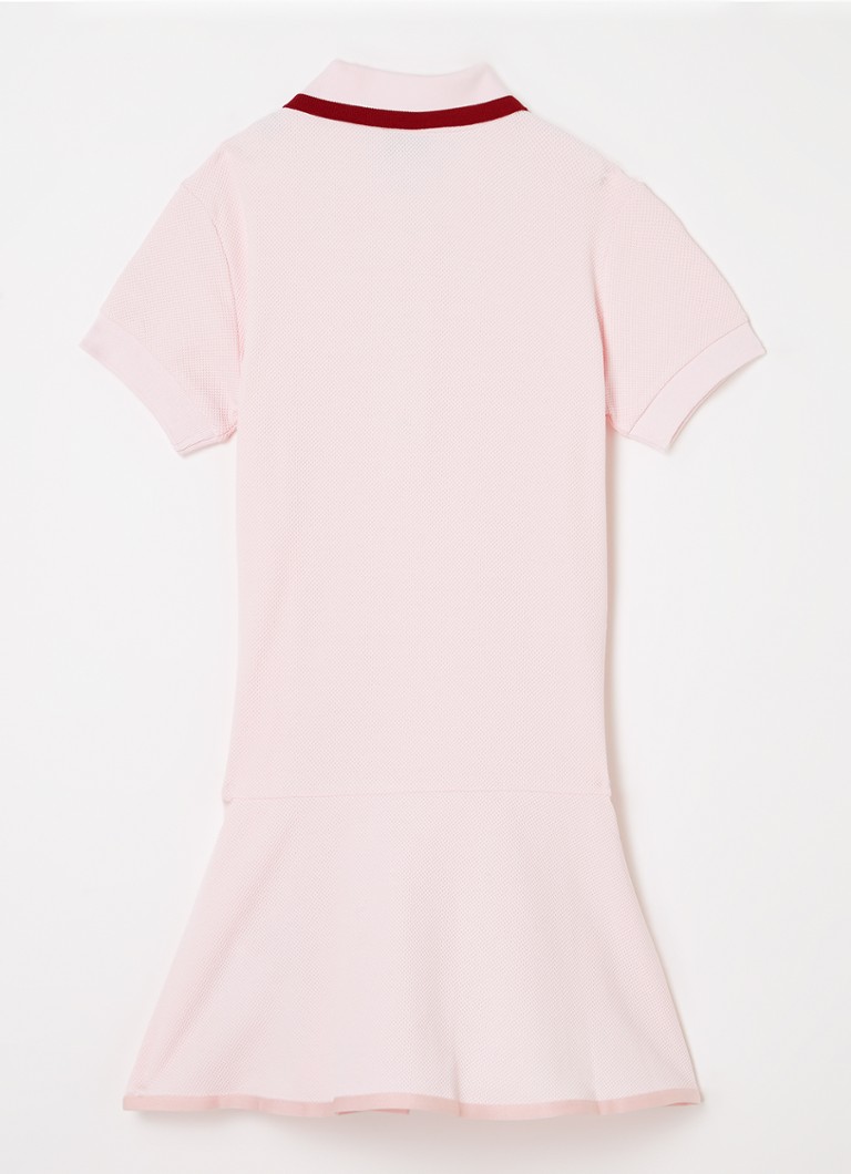 Abito polo midi Moncler in cotone piqué con logo