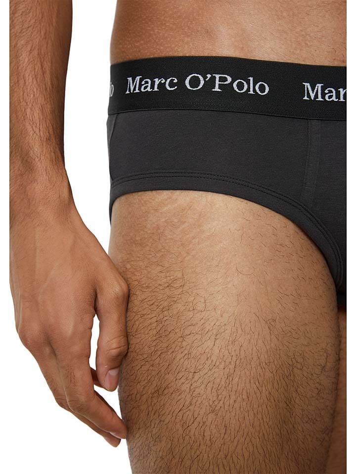 Marc O´Polo 3er-Set: Slips in Schwarz günstig kaufen