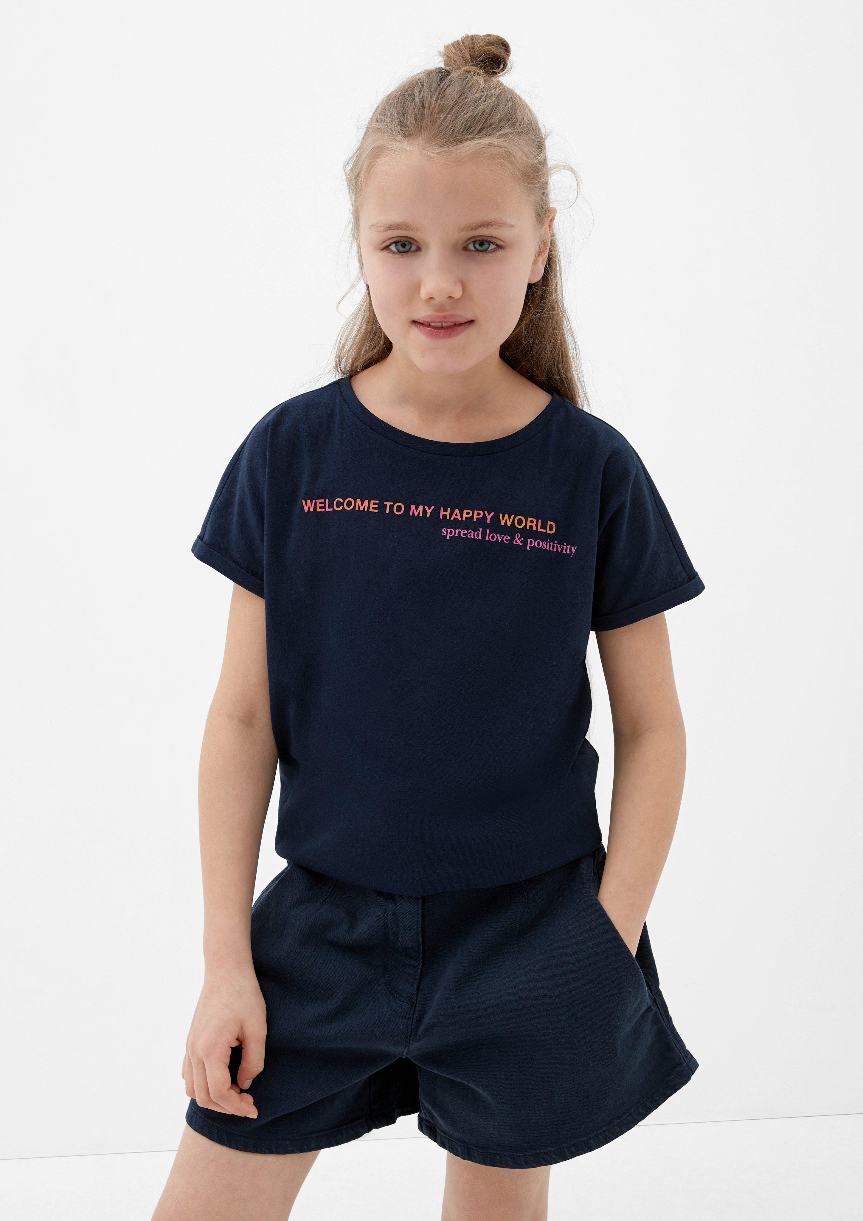 T-Shirt mit Schriftprint  2128031-5952